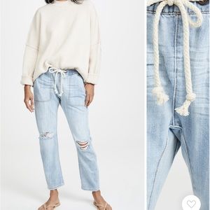 One Teaspoon Shabbies Drawstring Boyfriend Jeans in Hustler XXS fits like 25